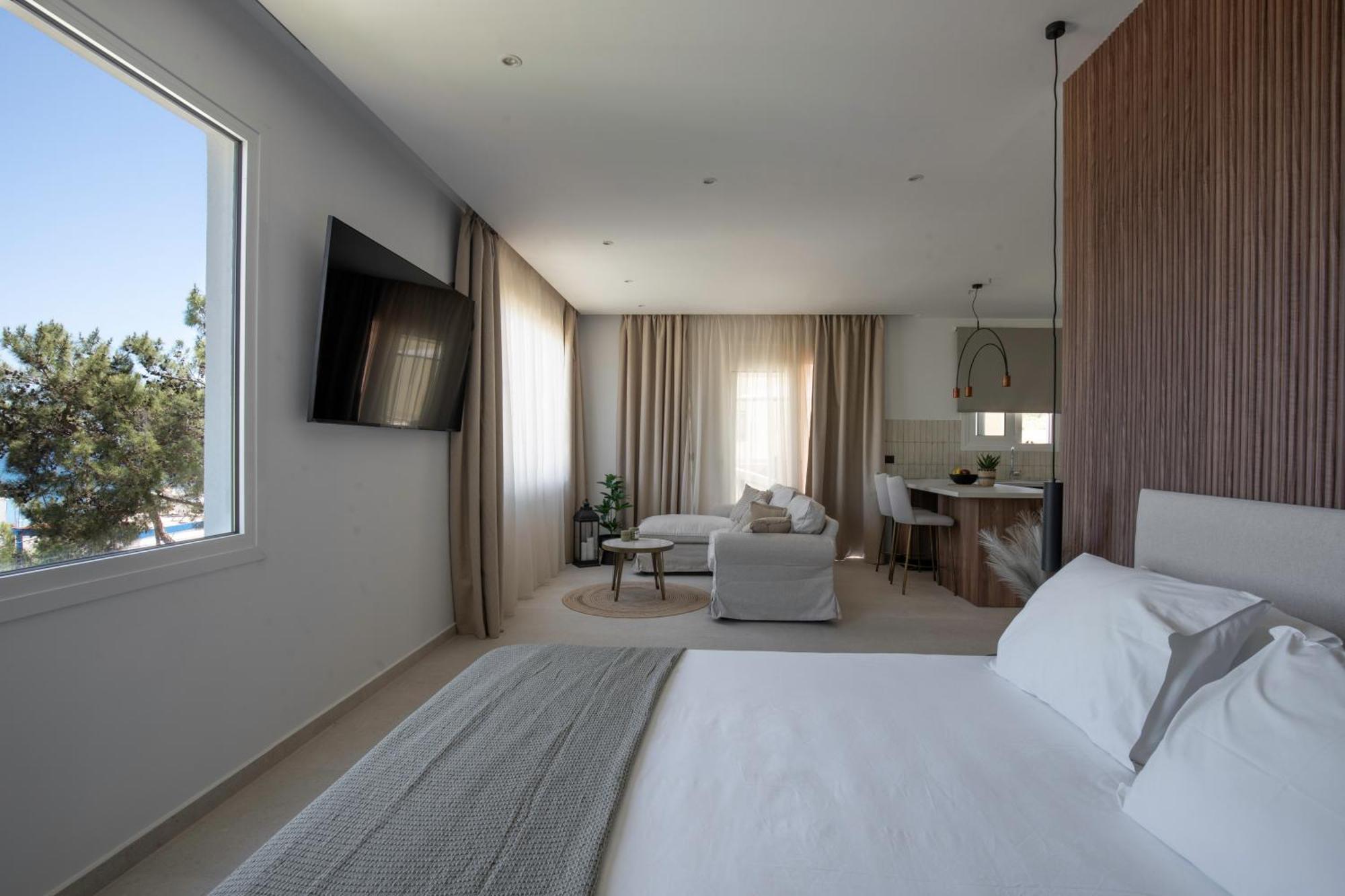 Theros Luxury Apartment Arhángelosz Kültér fotó